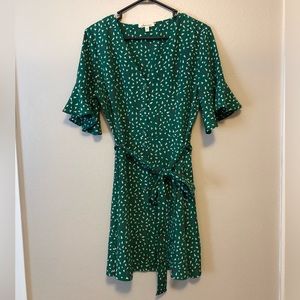 Hope Ave Cedar & Gold green dress